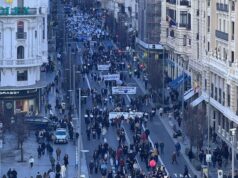 Abogados y procuradores se manifiestan en Madrid para exigir la pasarela al RETA sin apoyo de mutualistas de otras profesiones