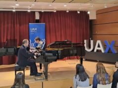‘Babel’, la obra de Dorantes y Moisés P. Sánchez, se ensaya en la Facultad de Música y Artes Escénicas de UAX antes del Festival Piano Day