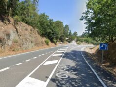 Herido un motorista tras colisionar contra un talud en Barbadás