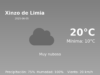 Previsión de la AEMET en Xinzo de Limia hoy 5 de Junio de 2025