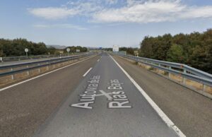Caos en la A-52 tras un accidente en Xinzo de Limia