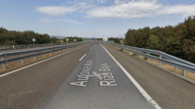 A-52, a su paso por Xinzo de Limia