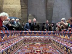 Presentación del nuevo alfarje en el Monasterio de Sigena