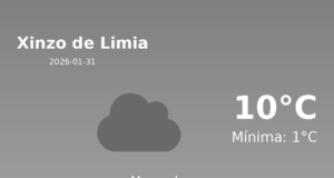 Previsión de la AEMET en Xinzo de Limia hoy 31 de Enero de 2026