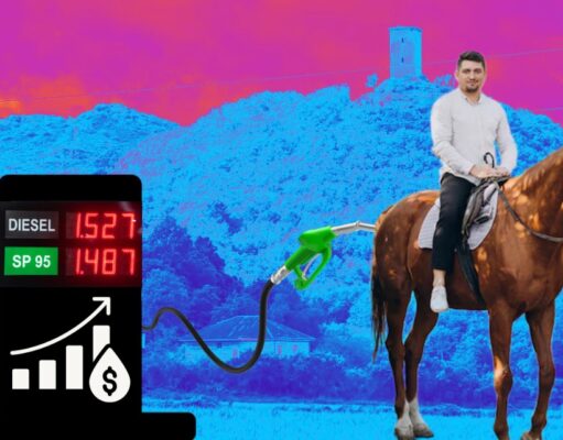 El gasóleo aprieta tanto en Xinzo que alguno ya cambia el coche por el caballo para ir a tomar café